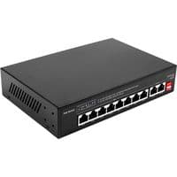 PoE коммутатор 8 каналов 1000 Мбіт/с + 2G uplink