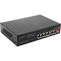 PoE коммутатор 4-канальный 1000 Мбіт/с + 2G uplink
