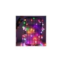 Гирлянда Voltronic Шарики разноцветные, 40 шт, 6 м., прозрачная, 3*АА (GirlMixBall-40LED-6m)