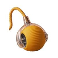 Игрушка для кошек Me&Pet Интерактивный мяч с веревкой желтый (NMP-47Y)