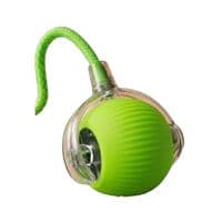Игрушка для кошек Me&Pet Интерактивный мяч с веревкой зеленый (NMP-47G)