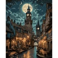 Картина по номерам Santi Старинный город 40х50 см LED подской (956666)