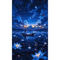 Картина по номерам Santi Прогулка по лодке 30х50 см LED подскидка (956545)