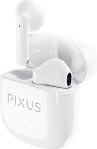 Навушники бездротові Pixus Muse TWS, White, Bluetooth 5.3, мікрофон, кейс для зарядки, 37 мАг x 2 / 320 mAh, Type-C (4897058531541)