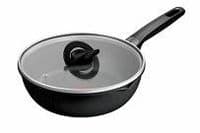 Мультисковорода Tefal Expertise, с крышкой, 24см, алюминий, бакелит, стекло, черный