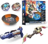 Набор Infinity Nado VII Power Battle Set Громовый Охотник Теней и Огненное Колесо Взрыва (Thunder Shadow Hunter vs Fiery Blast Wheel)