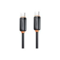 Кабель для передачи данных USB-C — USB-C, 1,0 м, 60 Вт, черный, XO (NB-Q302B-CC.black)