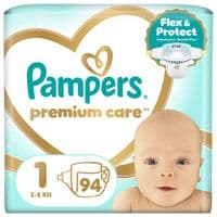 Підгузки Pampers Premium Care Розмір 1 (2-5 кг) 94 шт (8006530259187)