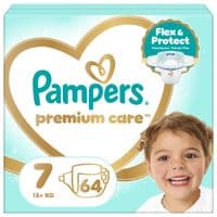 Підгузки Pampers Premium Care Розмір 7 15+ кг 64 шт (8006530260145)