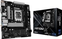 AsRock H810M-X (1851/H810, 2*DDR5, PCIex16, HDMI/DP/VGA, 4xSATA, M.2, 2.5Glan, 7.1ch, mATX)