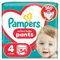Підгузки Pampers Active Baby Pants Розмір 4 (9-15 кг) 54 шт (8006530316668)