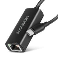 Мережевий адаптер AXAGON ADE-ARC USB-C 1 gigabit, чорний