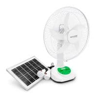 Вентилятор GDTIMES GD 8069LI-14, 14'' Solar+ встроенный аккумулятор, 2*USB лампочки, Box