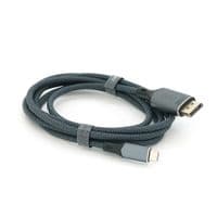 Кабель VEGGIEG V-Z637 Type-C (тато) / Display Port (тато), 8K, 2м, Black-gray