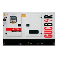 Дизельный генератор Gucbir GJY44 с двигателем YANG DONG Y4105D, 44 кВА / 35,2 кВт, генератор Maranello M44, расход топлива при 75% нагрузки - 6,75 литрова/час, 230 / 400 В, 50 Гц (AVR KR620+ATS), IP23 / H, 2225x950x1660 мм, 1092 кг, 135 л