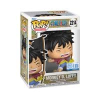 Фигурка Funko Pop серии Большой куш - Луффи с флагом (91970)