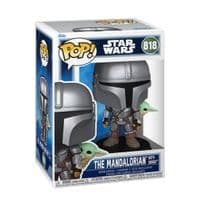 Фигурка Funko Pop серии Мандалорец - Мандалорец из Грога на спине (90443)