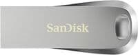 Флеш накопичувач USB 256Gb SanDisk Ultra Luxe, Silver, USB 3.2 Gen 1, до 400 МБ/с (SDCZ74-256G-GAM46)