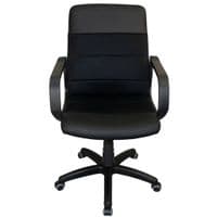 Офисное кресло Примтекс плюс Dublin Tilt D-5/MP-01, экокожа черный/сетка черный (Dublin Tilt D-5/MP-01)