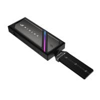 Портативный корпус ASUS для SSD ROG STRIX AIOLOS PCIe NVMe M.2 2230/2242/2260/2280 USB Type-C 3.2 Gen 2x2 ARGB черный