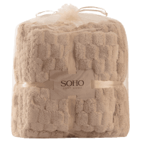 Набор полотенец SOHO 35*75+70*140см, микрофибра Sote Beige