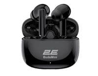 Наушники TWS 2E BudsMini, BT 6.0, IPX4, SBC, Touch control, Mic, черный