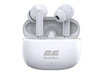 Наушники TWS 2E BudsMini, BT 6.0, IPX4, SBC, Touch control, Mic, белый