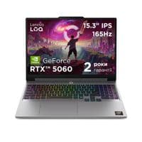 ноутбук 15.3WUXGAM/R7 250/16/1TB SSD/RTX 5060 8GB/ DOS/BL/Luna Grey LOQ 15AHP11