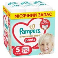 Підгузки Pampers Premium Care Pants Розмір 5 (11-17 кг) 80 шт (8006530320153)