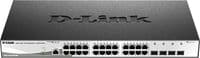 Коммутатор D-Link DGS-1210-28X/ME (управляемый коммутатор L2 Metro Ethernet, 24 порта 1000Base-T, 4 порта 10GBase-X SFP+, защита от перенапряжения 6 кВ, интерфейс командной строки, консоль RJ45)