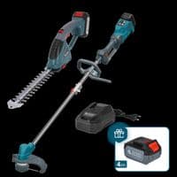 Набір із двох акумуляторних інструментів Konner&Sohnen KS SHT-BCT-SET 20В ножиці для трави KS SHT-20V та тример садовий KS BCT-20V акб 1х4А·год ЗП 8.1кг