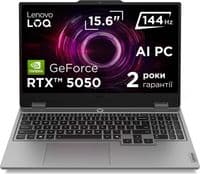 Ноутбук 15.6FM/R5 220/16/512/RTX 5050 8GB/DOS/BL/L серый LOQ 15AHP10