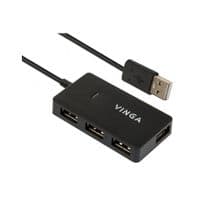 Концентратор Vinga USB2.0 на 4 порта USB2.0 (VHA2A4N)
