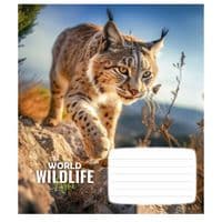 Тетрадь Школьник Wildlife 12 листов клетка (012-3679K)