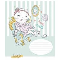 Зошит Школярик Star Happy princess 12 аркушів клітинка (012-3491K)