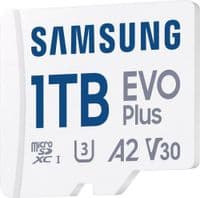 Карта памяти Samsung 1TB microSDXC Class 10 UHS-I U3 V30 A2 EVO Plus + SD Adapter