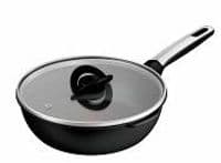 Мультисковорода Tefal Excellence Fusion, с крышкой, 24см, алюминий, стекло, нержавеющая сталь, металл, черный