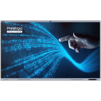 PRESTIGIO SOLUTIONS Мультиплатна плата 75'' Light+ Gen 2, Android 13, Google EDLA, AI-камера, 16/128 ГБ
