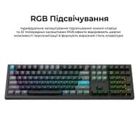 Клавиатура беспроводная Keychron Q6 Ультра Keychron Red Switch Black RGB (Q6U-M1-UA)