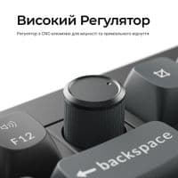 Клавиатура беспроводная Keychron V3 Ультра Keychron Red Switch Black RGB (V3U-D1-UA)