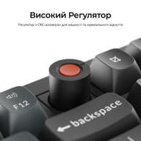 Клавіатура Keychron V6 8K Keychron Super Red Switch Black RGB (V6W-D1-UA)