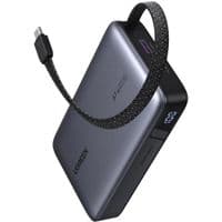 UMB Ugreen 20000mAh PB550 67W USB-A, USB-C In/Out, со встроенным кабелем USB-C, серый