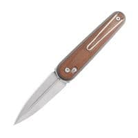Ніж SRM Twin, Brown Micarta, Stonewash (251MB-MN)