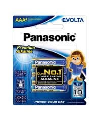 Батарейка Panasonic Evolta щелочная AAA блистер, 4 шт.