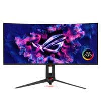 Монитор Asus 34" ROG Swift OLED PG34WCDN 2xHDMI, DP, USB-C, 3xUSB, Audio, QD-OLED, 3440x1440, 21:9, 360 Гц, 0.03 мс, DCI-P3 99%, CURVED, G-SYNC, FreeSync, HAS, HDR500