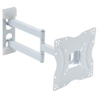 Кріплення для телевізора ТV3 WHITE, 13"-55", до 30  кг, VESA від 75*75 до 200*200, Поворот: -90°~+90° TV3 White