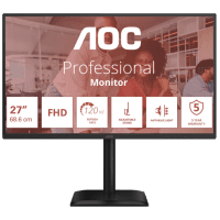 Монитор TFT AOC 27" 27E4U IPS FHD 120Hz 300nit VGA HDMI DP Pivot USB hub MM Black