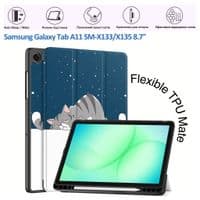 Чехол для планшета BeCover Flexible TPU Mate Samsung Galaxy Tab A11 SM-X133/X135 8.7" Good Night