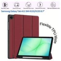 Чехол для планшета BeCover Flexible TPU Samsung Galaxy Tab A11 SM-X133/X135 8.7" Red Wine (715589)