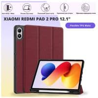 Чехол для планшета BeCover Flexible TPU Mate Xiaomi Redmi Pad 2 Pro 12.1" Red Wine (715610)